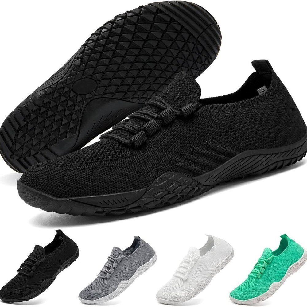 Womens Barefoot Minimalist Sneakers Lightweight Slip-On Running Shoes